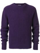 Études Rib Knit Sweater - Pink & Purple
