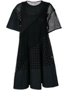 Sportmax Perforated Sports Dress - Black