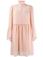 See By Chloé Bell Sleeve Dress - Neutrals