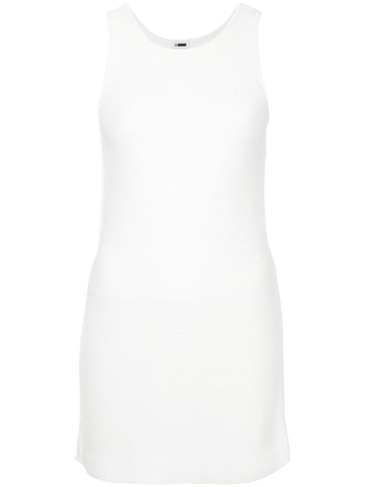 H Beauty & Youth Knitted Tunic Top - White