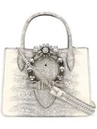 Miu Miu Embellished Handbag - Nude & Neutrals