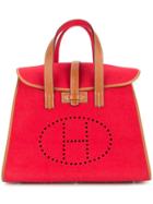 Hermès Vintage Veau Barenia Feutre Tote - Red