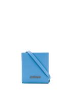 Jacquemus Wallet With Neck Strap - Blue