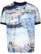 Off-white Painting Print T-shirt - Blue