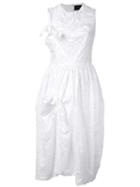 Simone Rocha Sangallo Knot Dress, Women's, Size: 8, White, Cotton/polyester