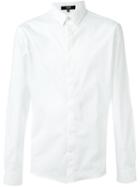 Versus Concealed Fastening Shirt, Men's, Size: 52, White, Cotton/spandex/elastane/polyester