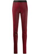 Ann Demeulemeester Textured Slim Fit Leggings