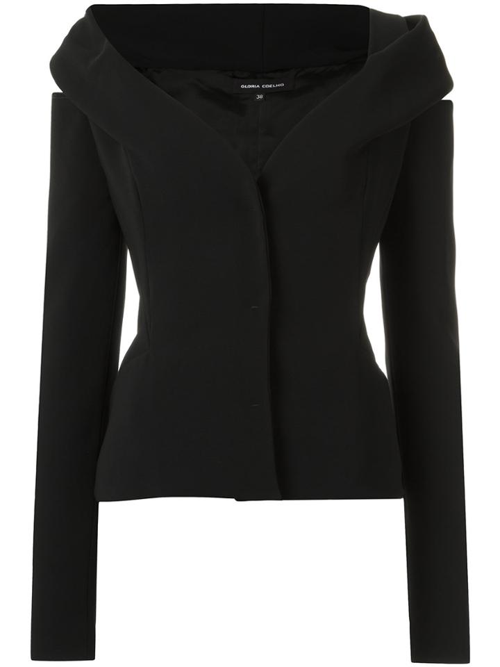 Gloria Coelho Cut Out Blouse - Black