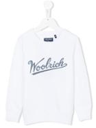 Woolrich Kids - Logo Sweatshirt - Kids - Cotton - 6 Yrs, White