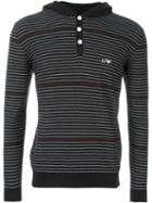 Armani Jeans Hooded Striped Sweater