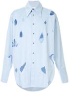 Charles Jeffrey Loverboy Ripped Shirt - Blue