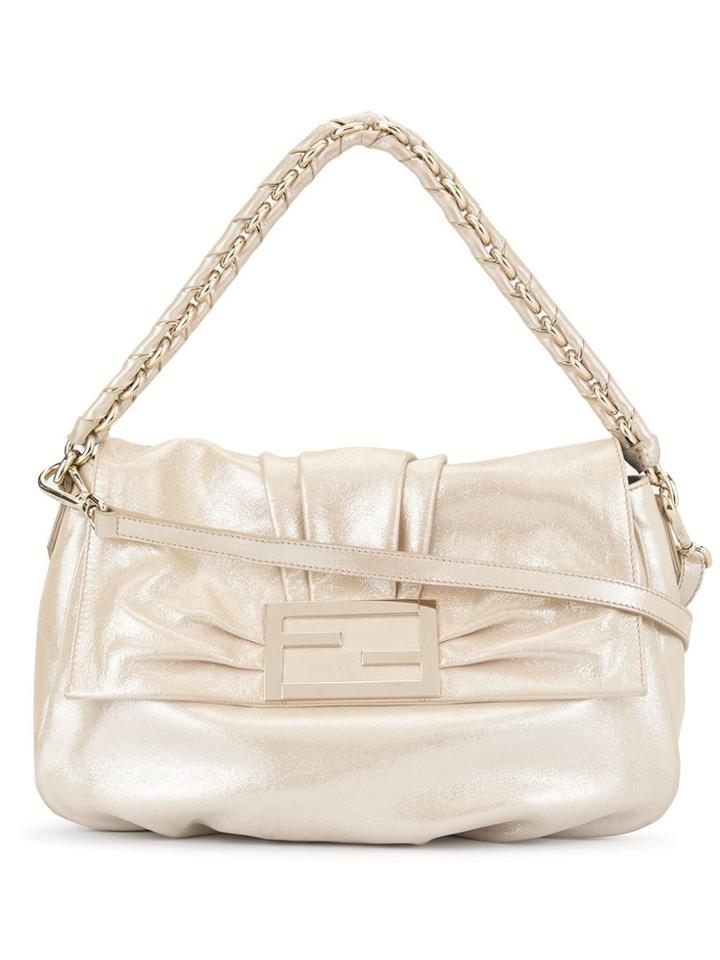 Fendi Vintage Mamma Baguette 2way Hand Bag - Neutrals