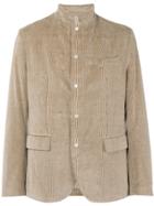 Eleventy Corduroy Button Jacket - Nude & Neutrals