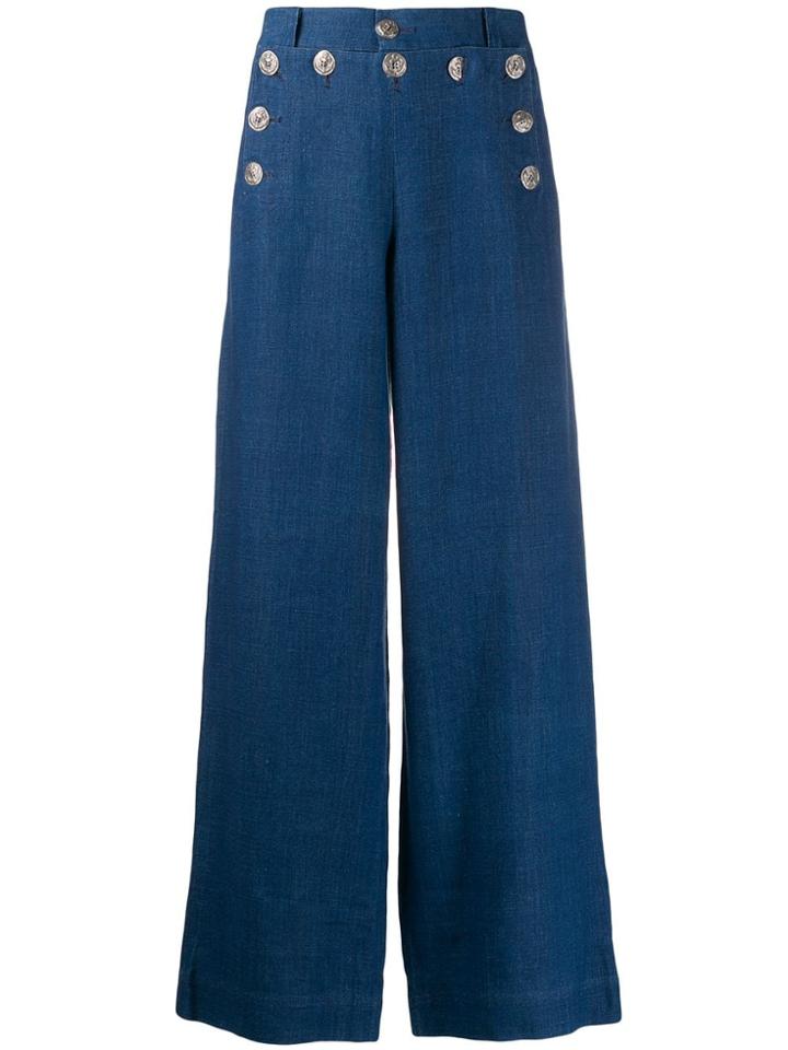 Jean Paul Gaultier Pre-owned 1990s Sailor Trousers - Blue