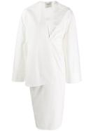A.w.a.k.e. Mode Josie Reverse Collar Dress - White