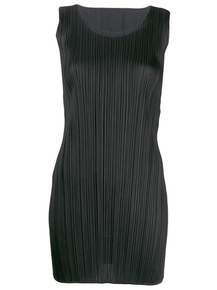 Pleats Please By Issey Miyake Giro Collo Dress - Black