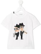 Dolce & Gabbana Kids - Designer's Patch T-shirt - Kids - Cotton/polyester/spandex/elastane/virgin Wool - 36 Mth, Toddler Boy's, White