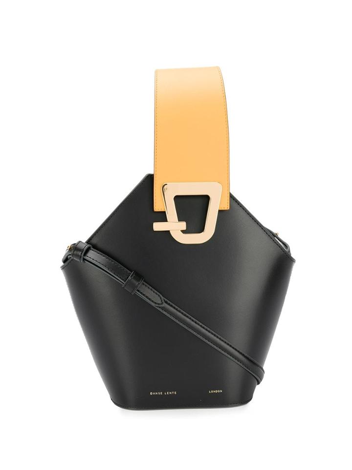 Danse Lente Carrot Bucket Bag - Black