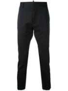 Dsquared2 - Tapered Trousers - Men - Spandex/elastane/virgin Wool - 42, Black, Spandex/elastane/virgin Wool