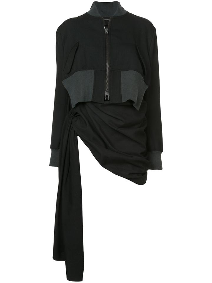 Yohji Yamamoto Gathered Jacket - Black