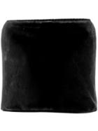 Max Mara Cropped Knit Cape - Brown