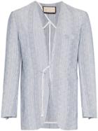 Prévu Eden Striped Cardi Blazer - Blue