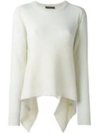 Alexander Mcqueen Loose-fit Jumper, Women's, Size: Medium, White, Cashmere
