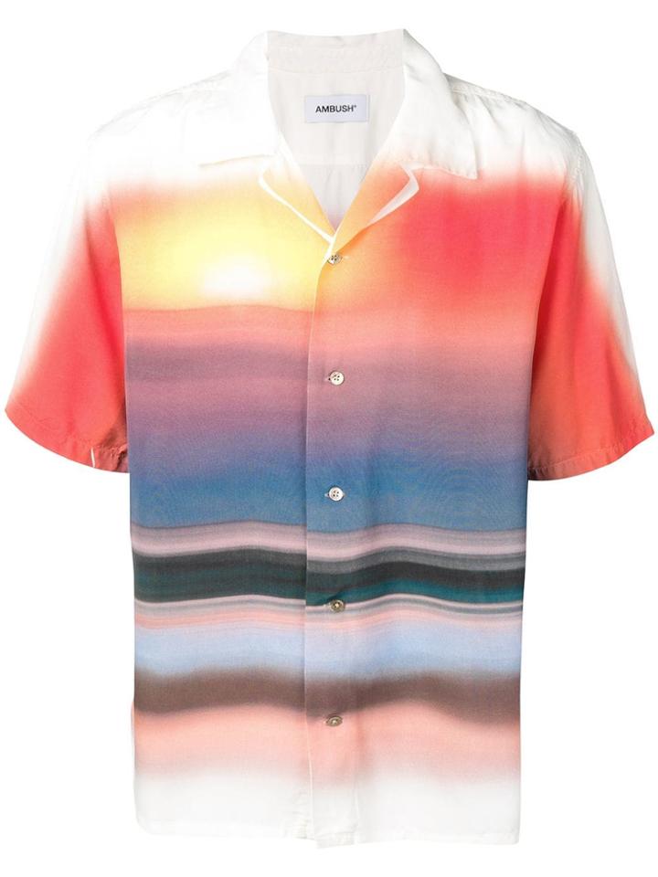 Ambush Printed Button Shirt - Orange
