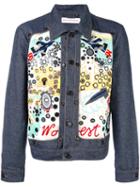 Walter Van Beirendonck Embroidered Denim Jacket