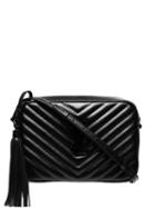 Saint Laurent Lou Quilted Cross-body Bag - Black