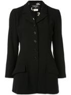 Chanel Pre-owned Single-breasted Blazer Jacket - Black
