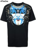 Marcelo Burlon County Of Milan Mask Print T-shirt, Men's, Size: Medium, Black, Cotton