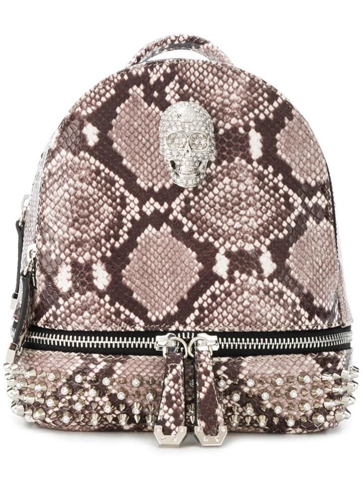 Philipp Plein Carol Backpack - Grey