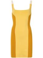Nagnata Colour Block Mini Dress - Yellow