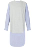 Comme Des Garçons Shirt Stripe Sleeved T-shirt - Blue