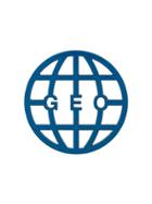 Geo Geo Globe Brooch - Blue