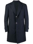 Tombolini Single-breasted Coat - Blue