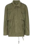 R13 Grateful Dead-embroidered Field Jacket - Green