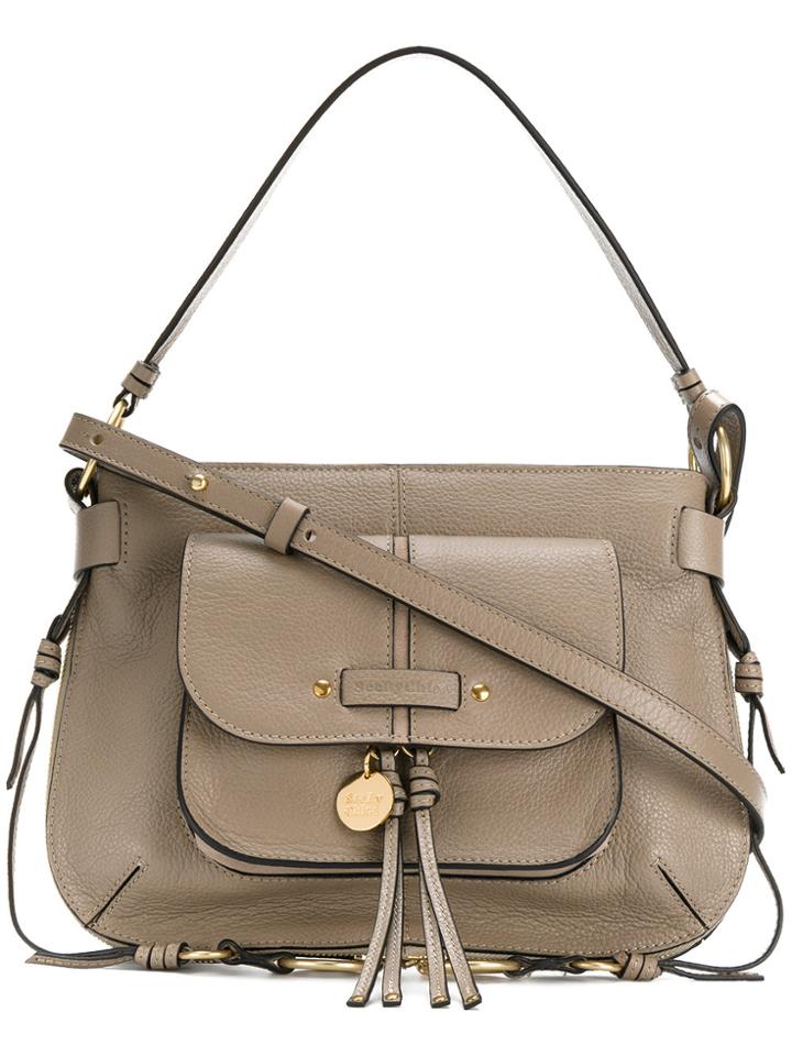 See By Chloé Olga Saddle Bag - Grey