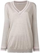 Agnona Slub Knit Sweater - Nude & Neutrals
