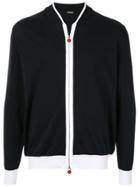 Kiton Black Zipped Sweater