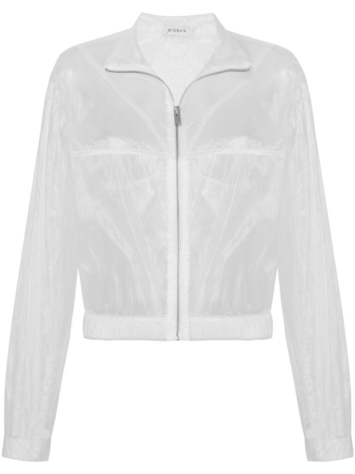Misbhv Transparent Jacket - White