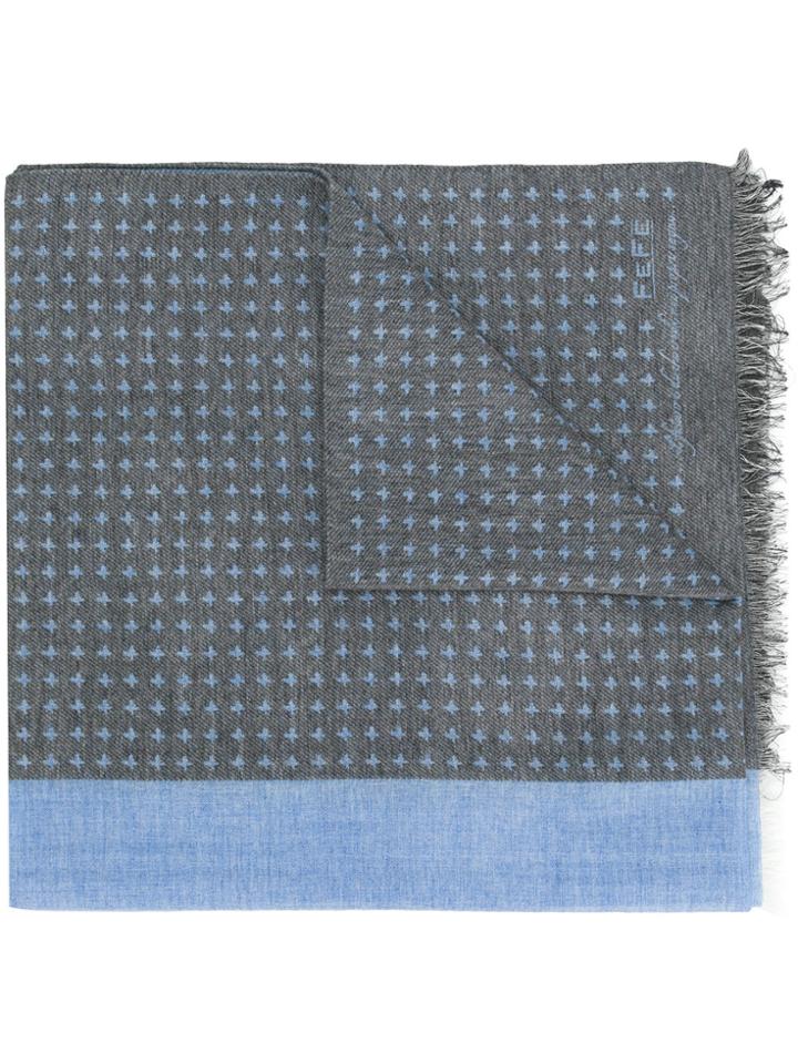 Fefè Two-tone Scarf - Grey