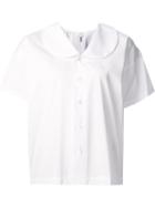 Comme Des Garçons Comme Des Garçons Peter Pan Collar Shirt, Women's, Size: Large, White, Cotton