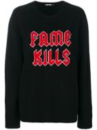 Adaptation Fame Kills Sweater - Black
