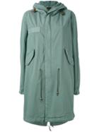 Mr & Mrs Italy - Hooded Parka Coat - Women - Cotton - S, Women's, Green, Cotton