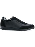 Versace Jeans Logo Jacquard Low Tops - Black