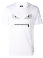 Fendi Embroidered Bag Bugs T-shirt - White