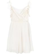 M Missoni Wrap Flared Dress - White