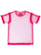 Viktor & Rolf Sheer T-shirt - Pink